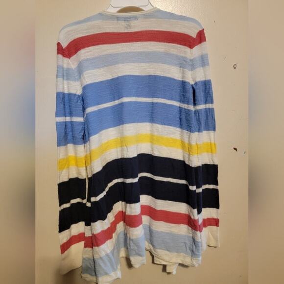 Womens Chaps Rainbow Striped Cardigan Small - Picture 4 of 10